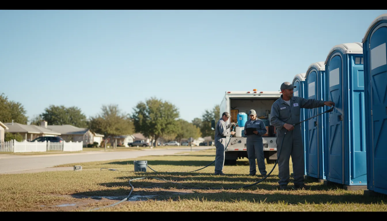 Long-Term Portable Toilet Rental in Lena, LA near me